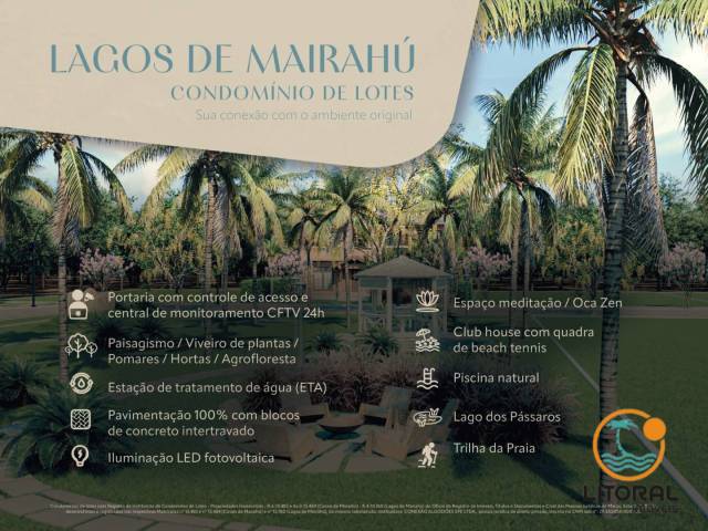 #705 - Terreno em condomínio para Venda em Marau - BA